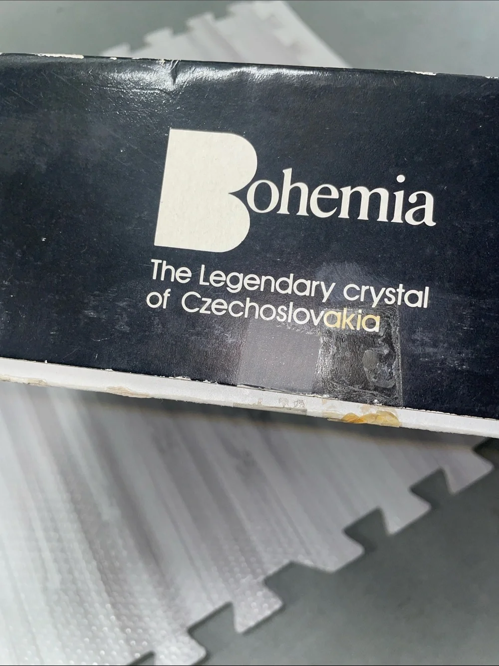 bohemia etched crystal